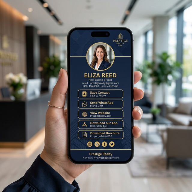 Real Estate Digital Business Card