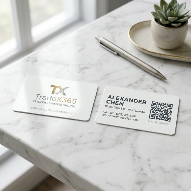 TradeX365 BizCard White 2 Sided