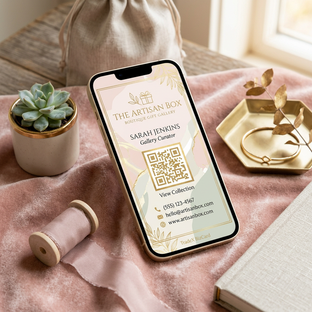 Gift Gallery Digital Business Card Sample