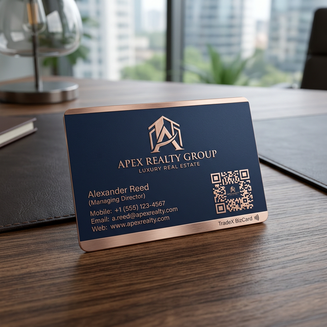 Real Estate Digital Business Card Sample